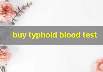  buy typhoid blood test